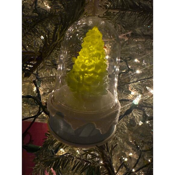 Hallmark Keepsake Snowman Skating A Cool Holiday Ornament Motion Sound Globe - Picture 3 of 12